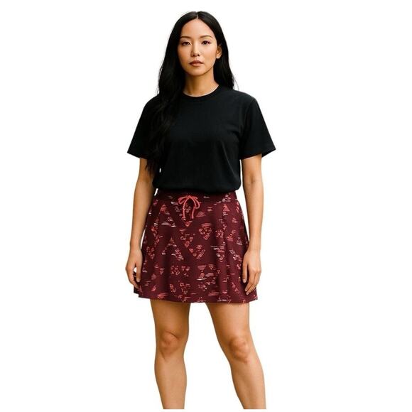 Toad and Co Aquaflex Athletic Tennis Skort Lined Shorts Red Women's Size S - Picture 1 of 9